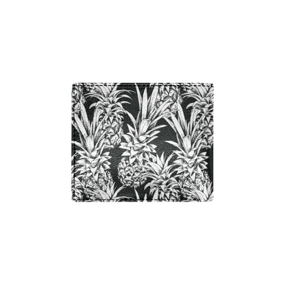 Pineapple Pattern Print Design PP08 Men's ID Card Wallet