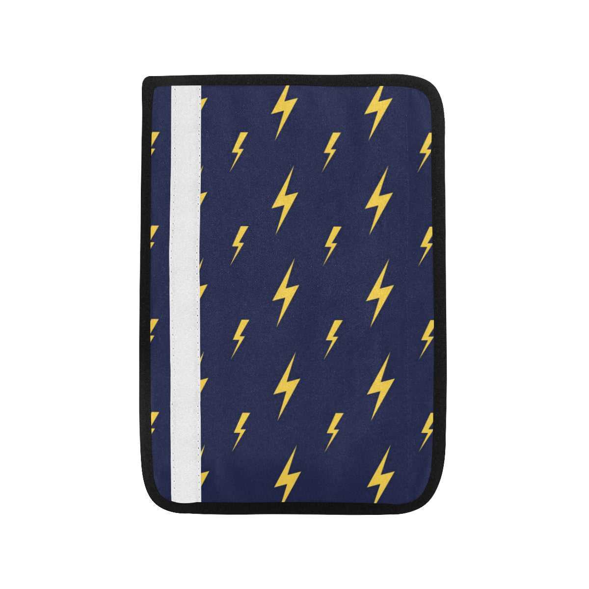 Lightning Thunder Pattern Print Design 03 Car Seat Belt Cover