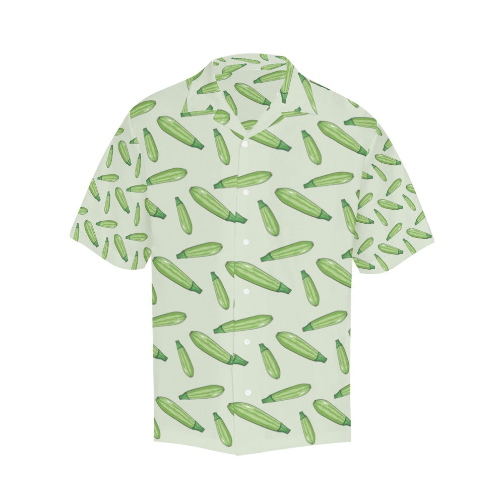 Zucchini Print Design LKS302 Men's Hawaiian Shirt
