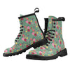 Hummingbird with Rose Themed Print Women's Boots