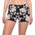 Orchid White Pattern Print Design OR03 Yoga Shorts