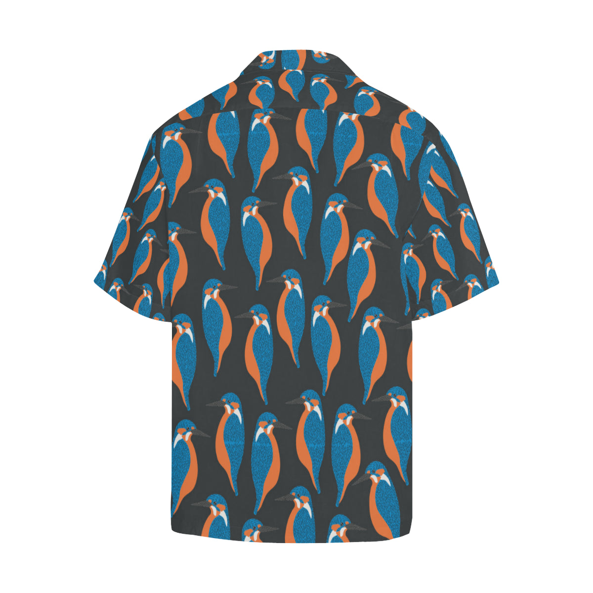 Kingfisher Pattern Print Design 03 Men's Hawaiian Shirt