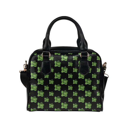 Cabbage Pattern Print Design 03 Shoulder Handbag