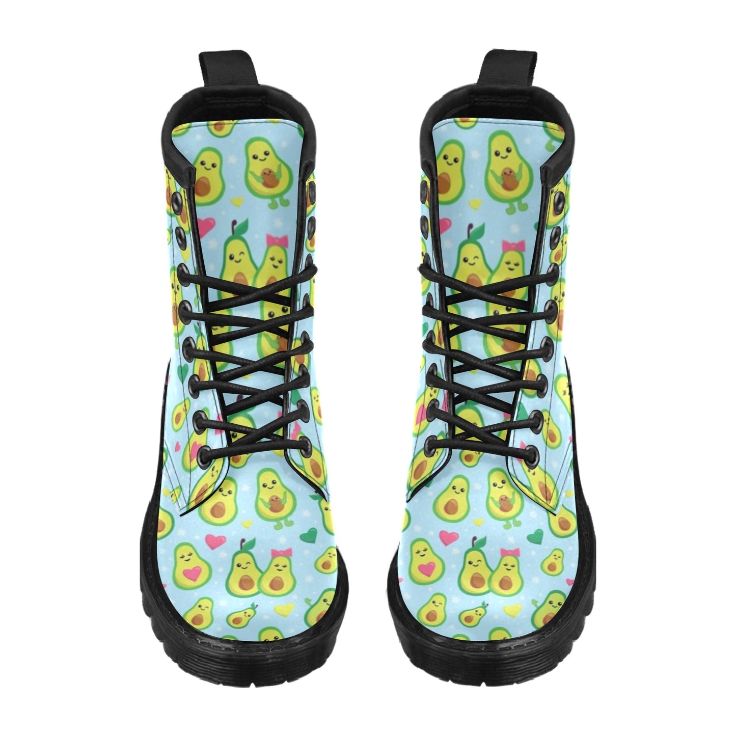 Avocado Pattern Print Design AC09 Women's Boots