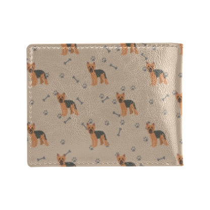 Yorkshire Terriers Print Design LKS305 Men's ID Card Wallet