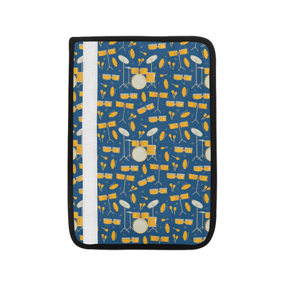 Drum Set Pattern Print Design 03 Car Seat Belt Cover