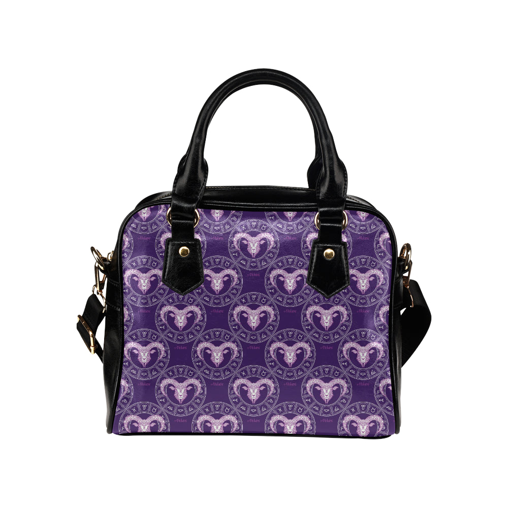 Aries Zodiac Pattern Print Design 02 Shoulder Handbag