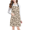 Camping Pattern Print Design 01 Apron with Pocket