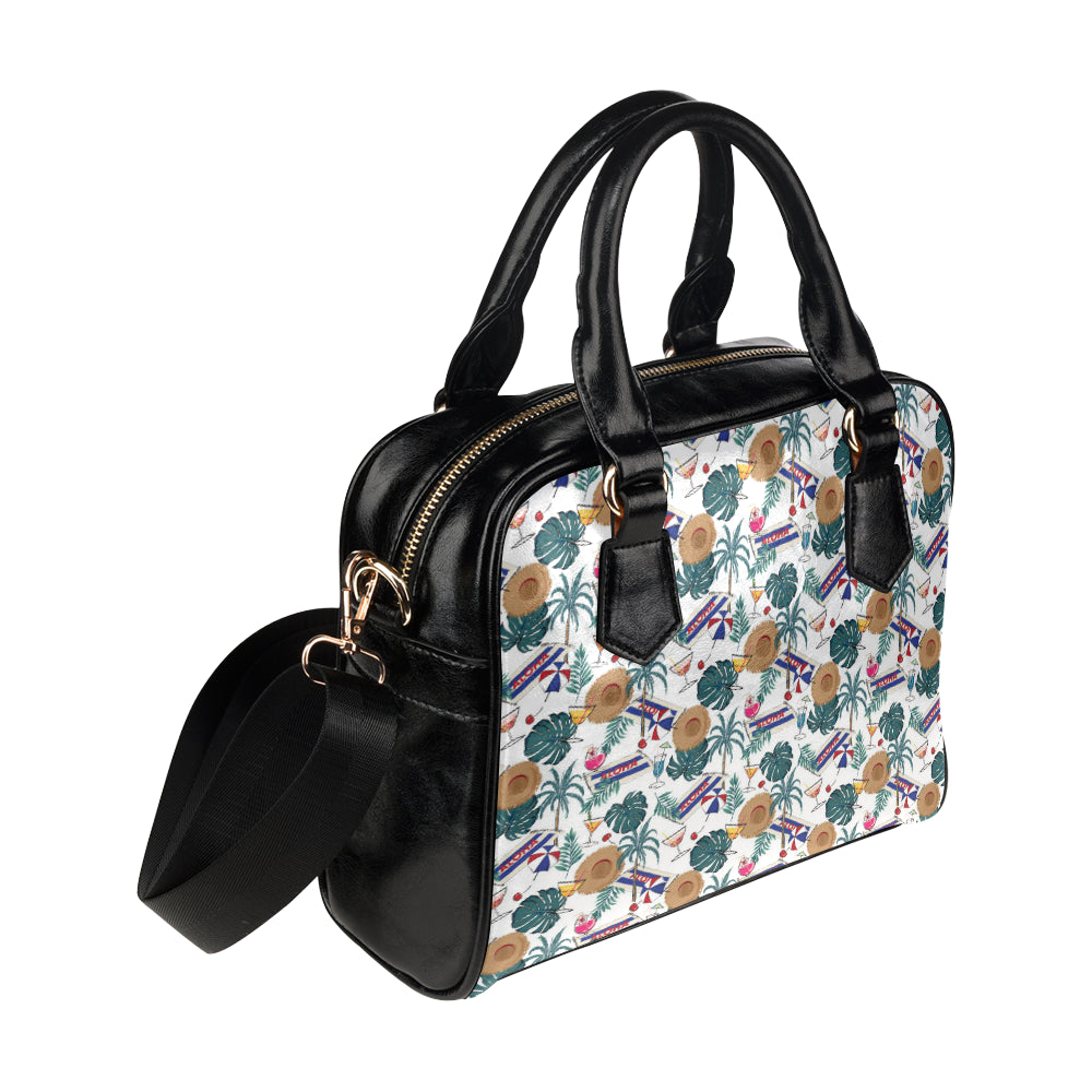 Aloha Hawaii Beach Pattern Print Design 04 Shoulder Handbag