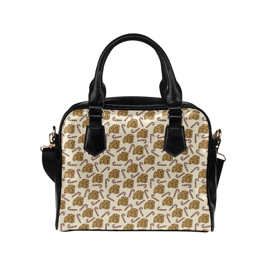 Cookie Pattern Print Design 04 Shoulder Handbag