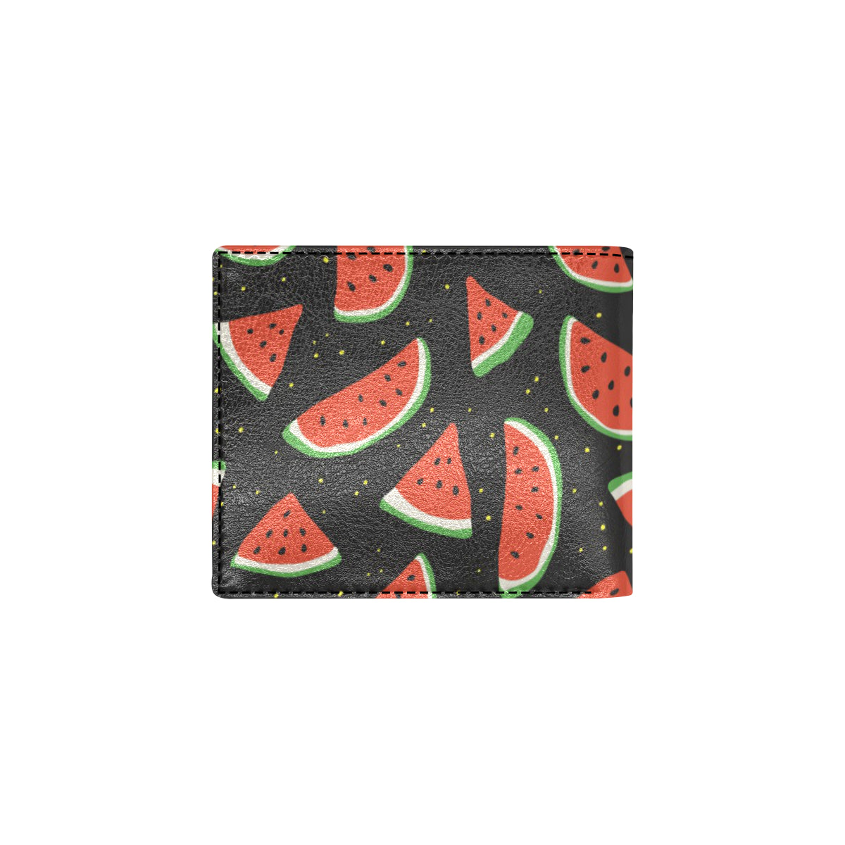 Watermelon Pattern Print Design WM09 Men's ID Card Wallet