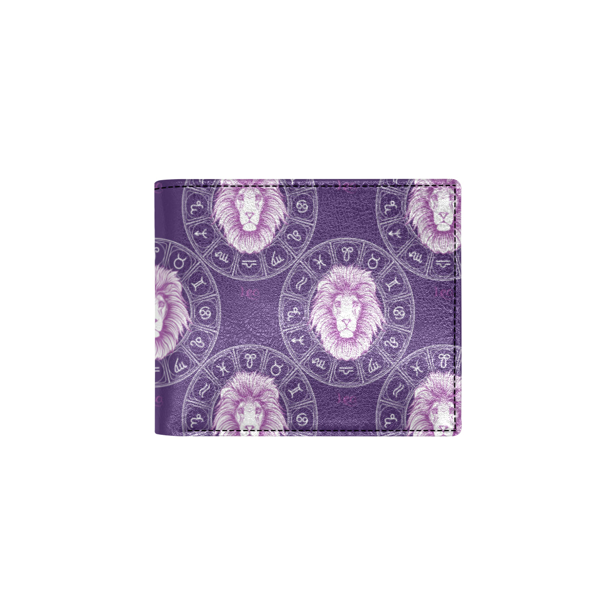 Leo Pattern Print Design 04 Men's ID Card Wallet