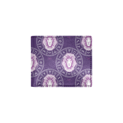 Leo Pattern Print Design 04 Men's ID Card Wallet
