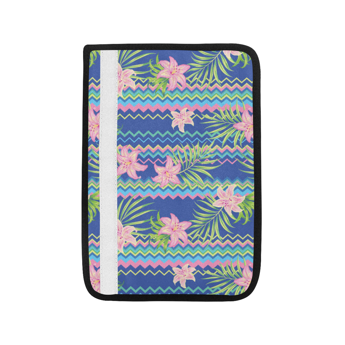 Lily Pattern Print Design LY015 Car Seat Belt Cover