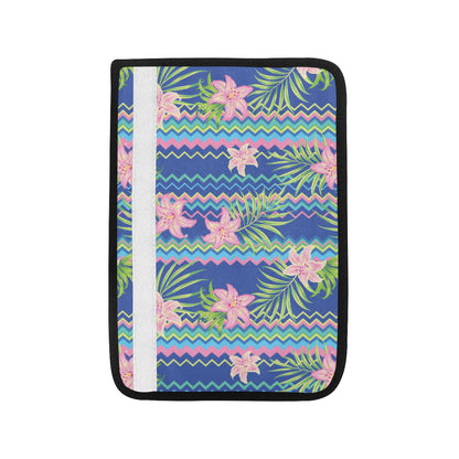 Lily Pattern Print Design LY015 Car Seat Belt Cover