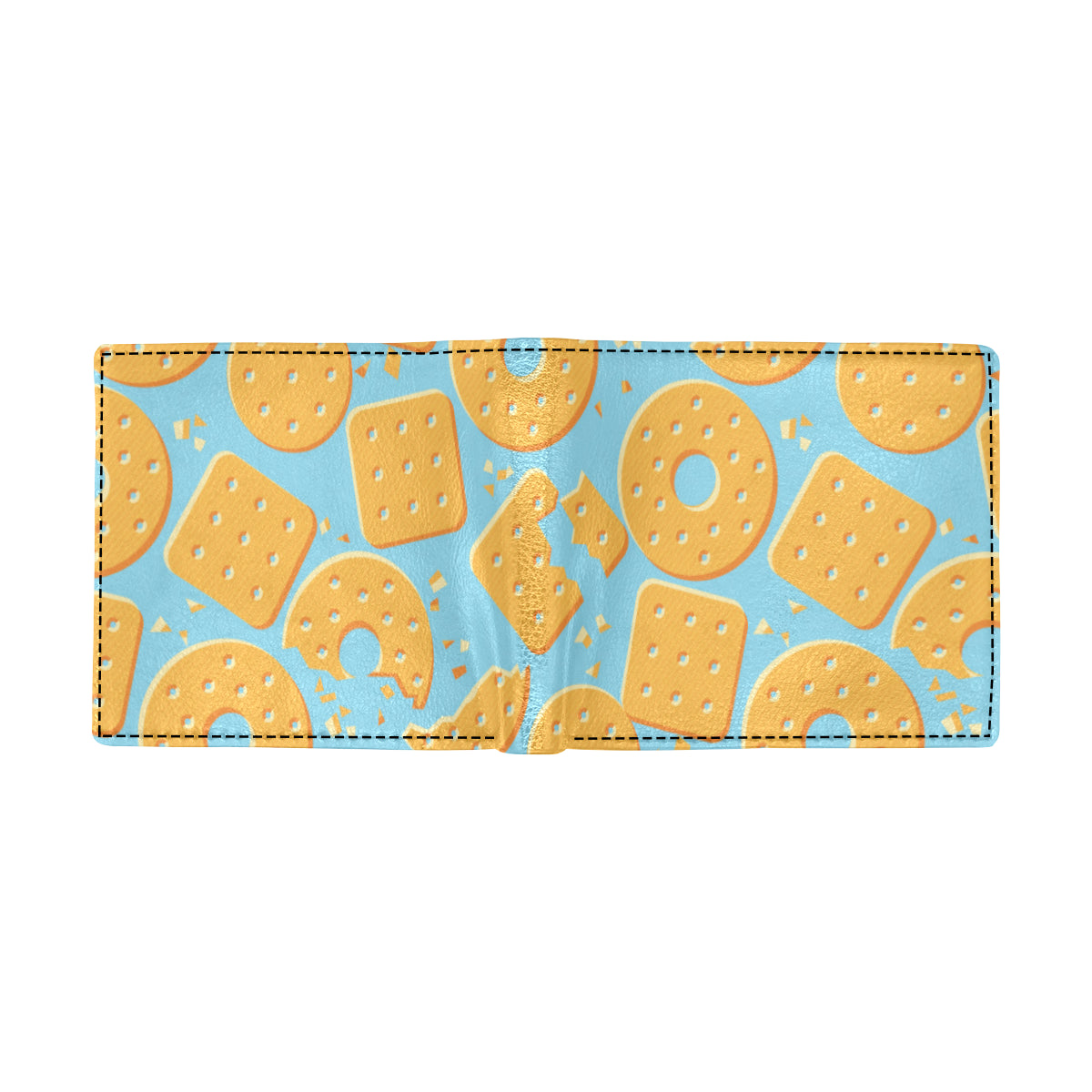 Cracker Pattern Print Design 02 Men's ID Card Wallet