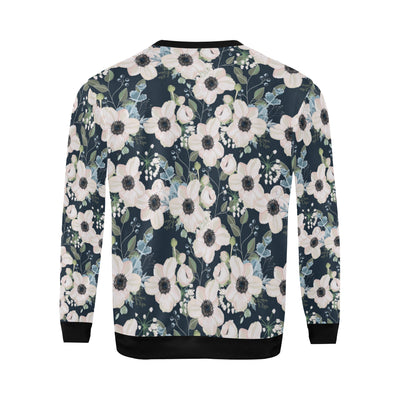 Anemone Pattern Print Design AM02 Men Long Sleeve Sweatshirt