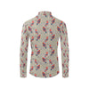 Birds Pattern Print Design 05 Men's Long Sleeve Shirt