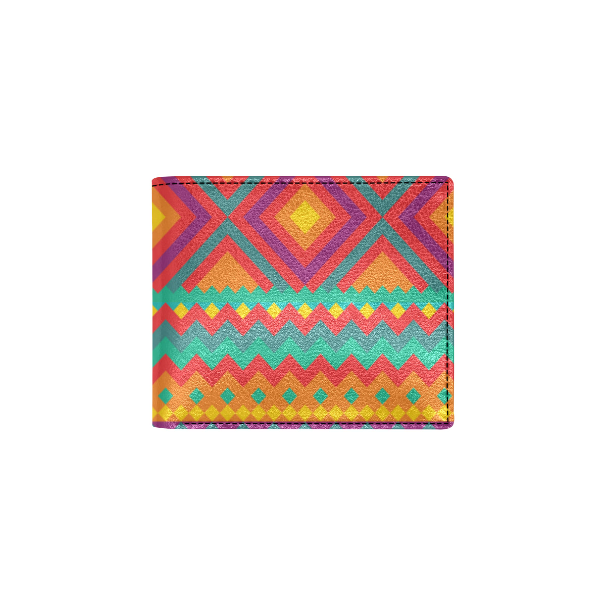 Mexican Pattern Print Design 04 Men's ID Card Wallet