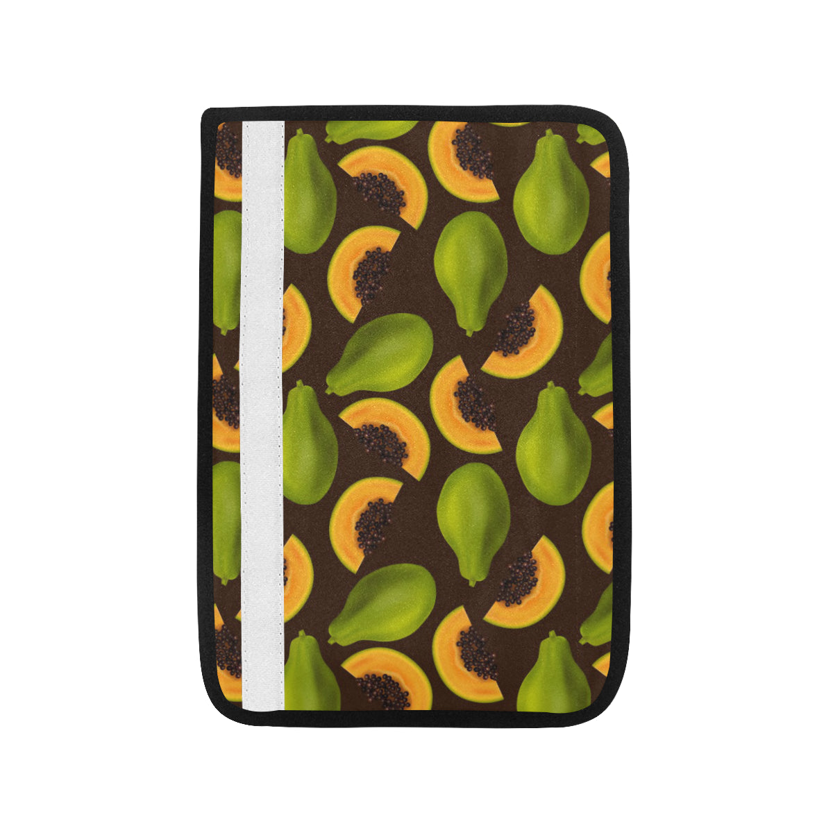 Papaya Pattern Print Design PP04 Car Seat Belt Cover