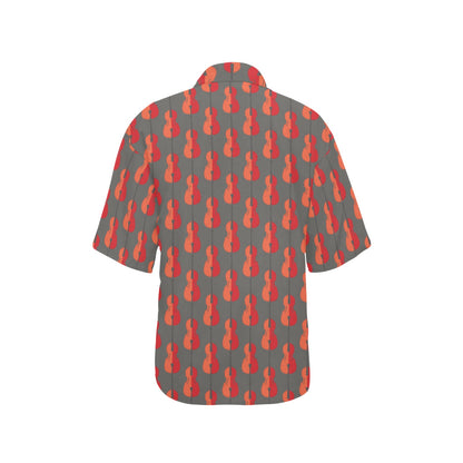 Cello Print Design LKS401 Women's Hawaiian Shirt