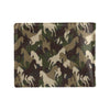 Horse Camo Themed Design Print Men's ID Card Wallet