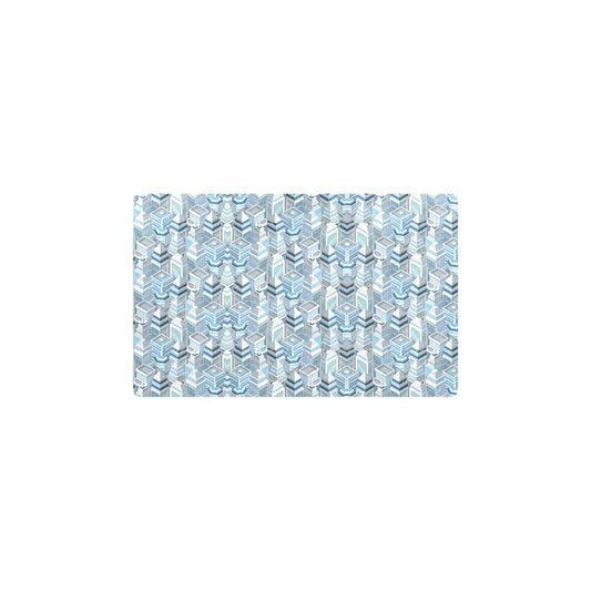 City Pattern Print Design 03 Kitchen Mat