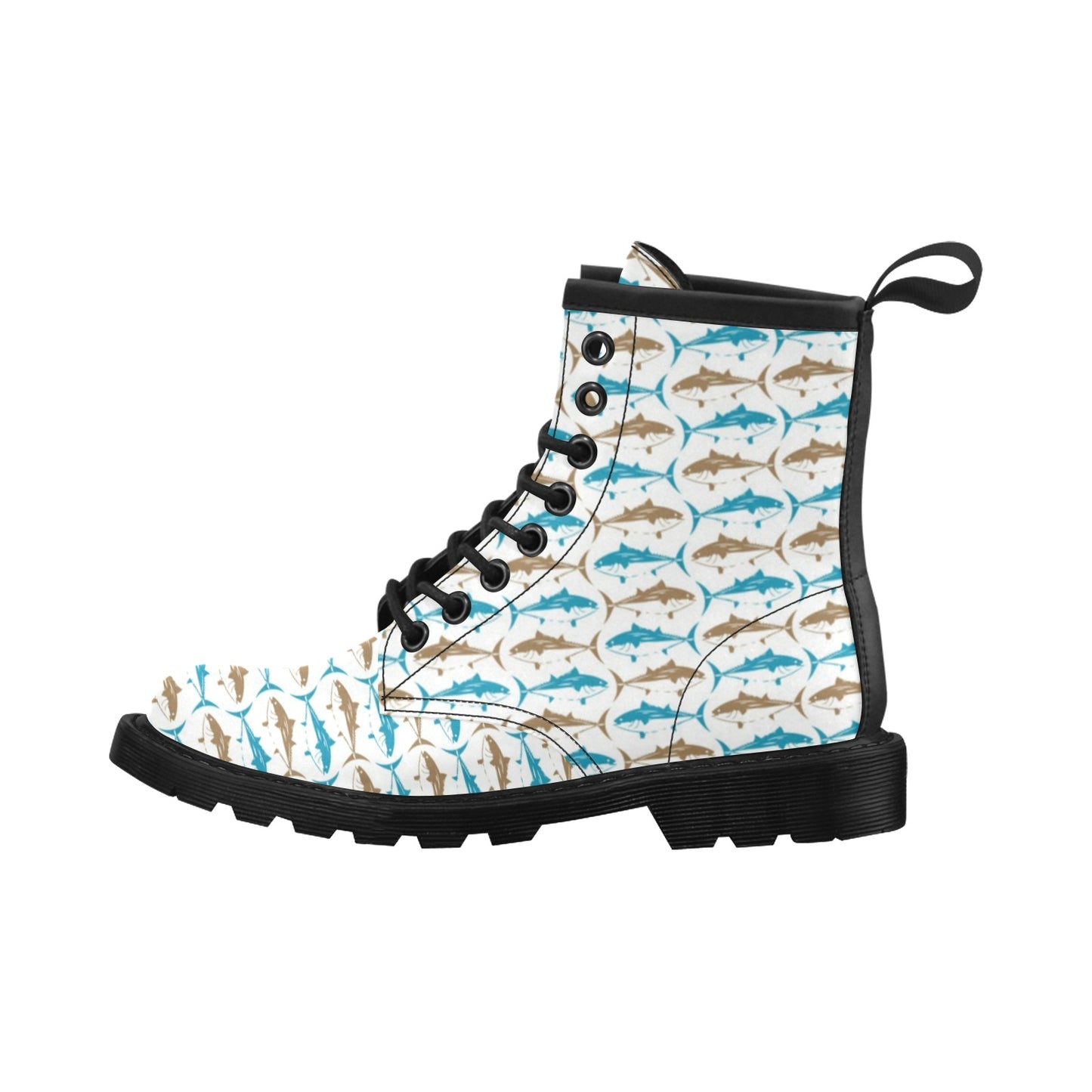 Tuna Fish Print Design LKS301 Women's Boots