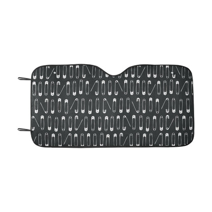 Safety Pin Print Design LKS302 Car front Windshield Sun Shade