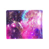 Galaxy Night Purple Space Print Men's ID Card Wallet