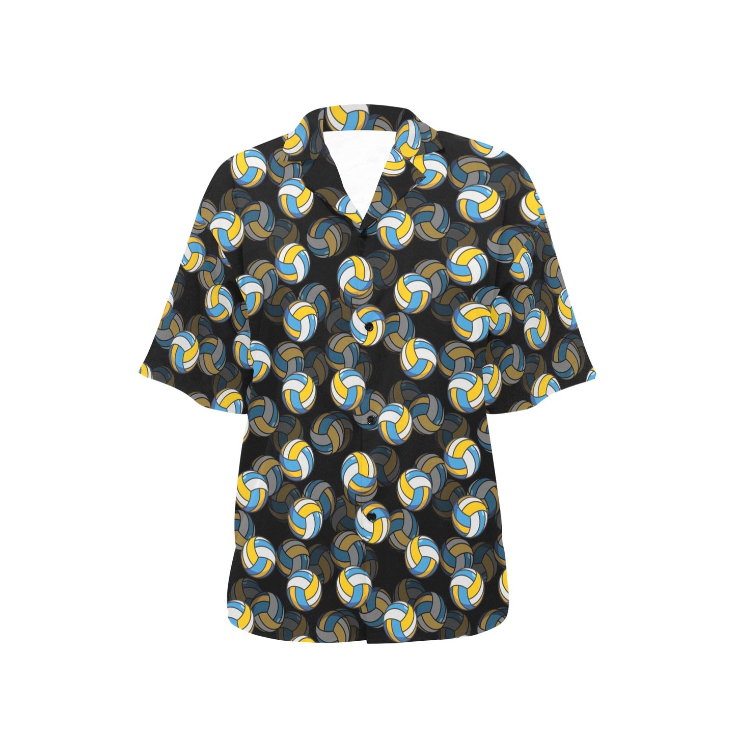 Volleyball Print Design LKS302 Women's Hawaiian Shirt