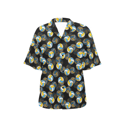 Volleyball Print Design LKS302 Women's Hawaiian Shirt