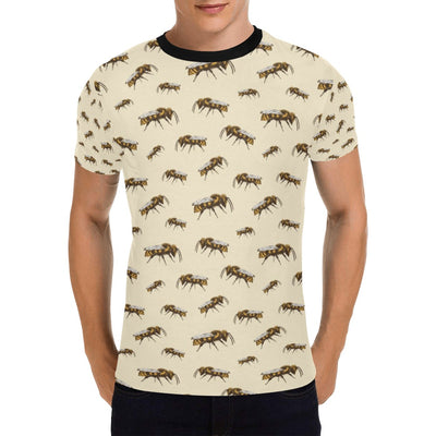 Bee Print Design LKS306 Men's All Over Print T-shirt