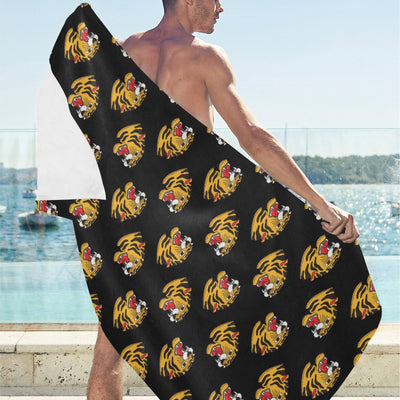 Tiger Head Print Design LKS306 Beach Towel 32" x 71"