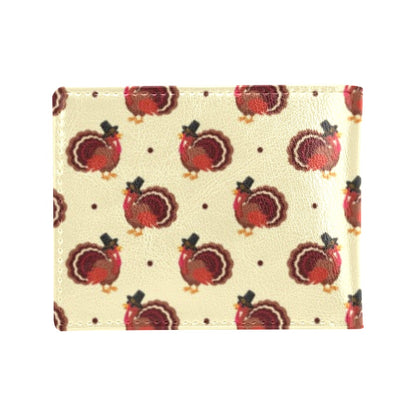 Thanksgiving Print Design LKS3010 Men's ID Card Wallet