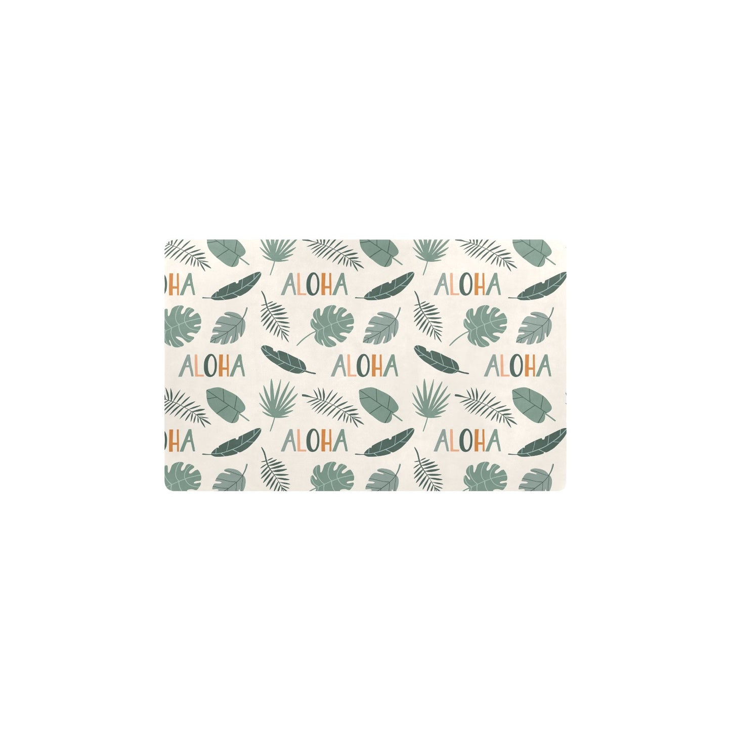 Aloha Hawaii Pattern Print Design 05 Kitchen Mat