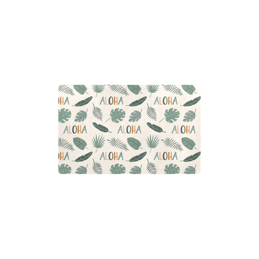 Aloha Hawaii Pattern Print Design 05 Kitchen Mat