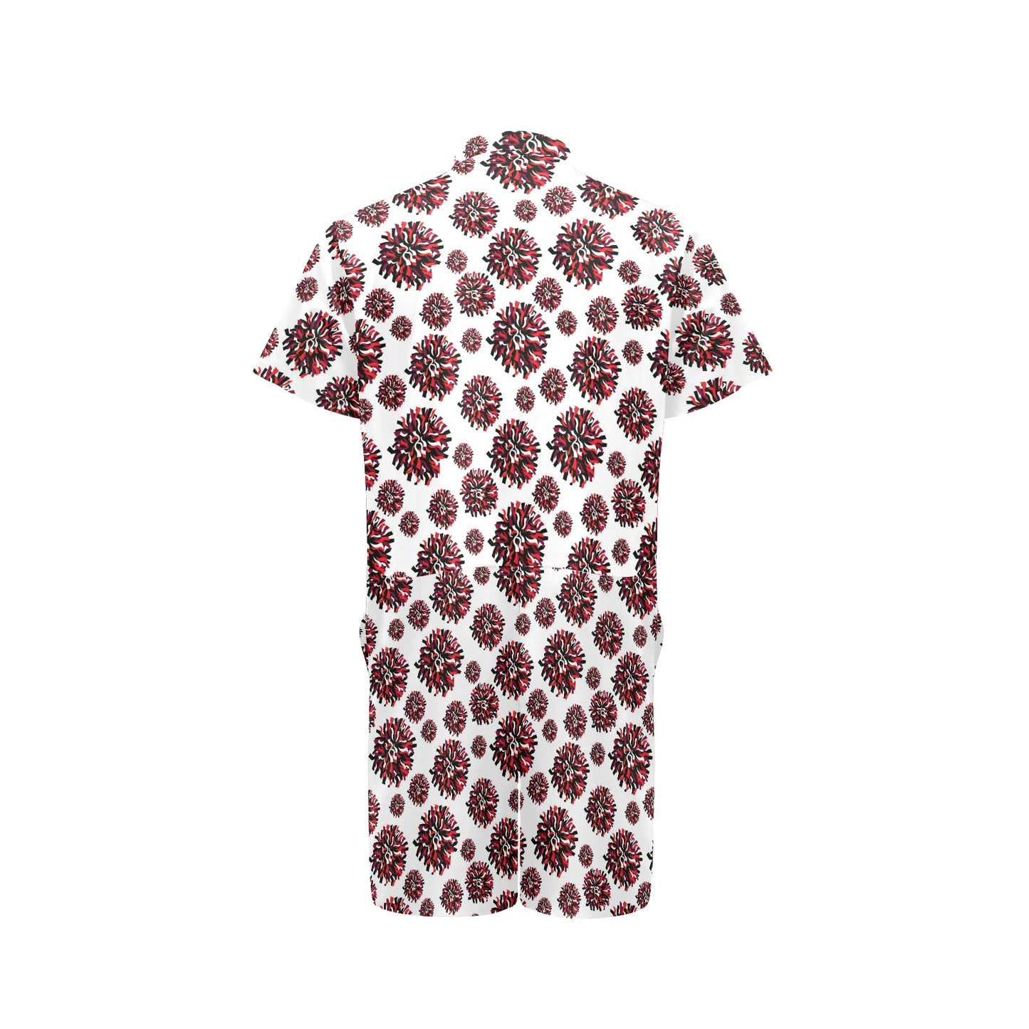 Cheerleader Pattern Print Design 01 Men's Romper
