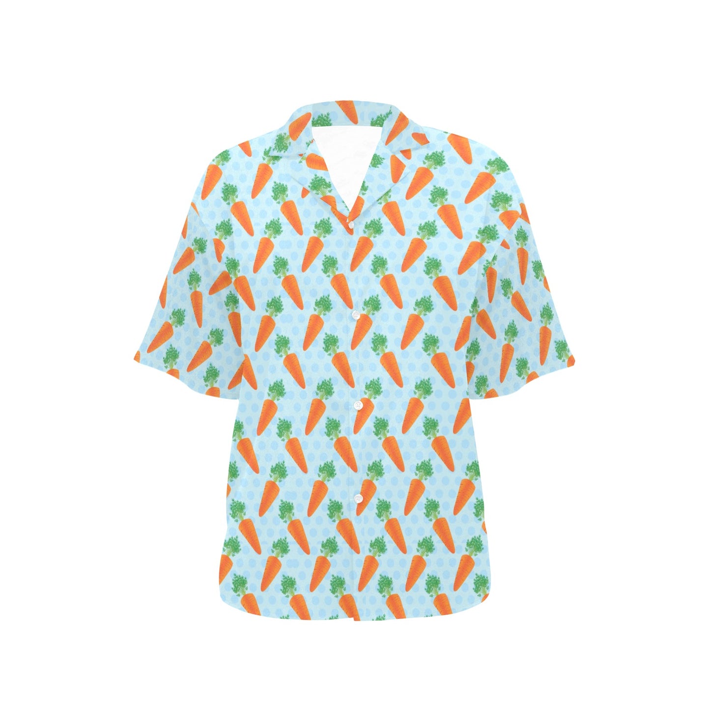 Carrot Pattern Print Design 01 Women's Hawaiian Shirt