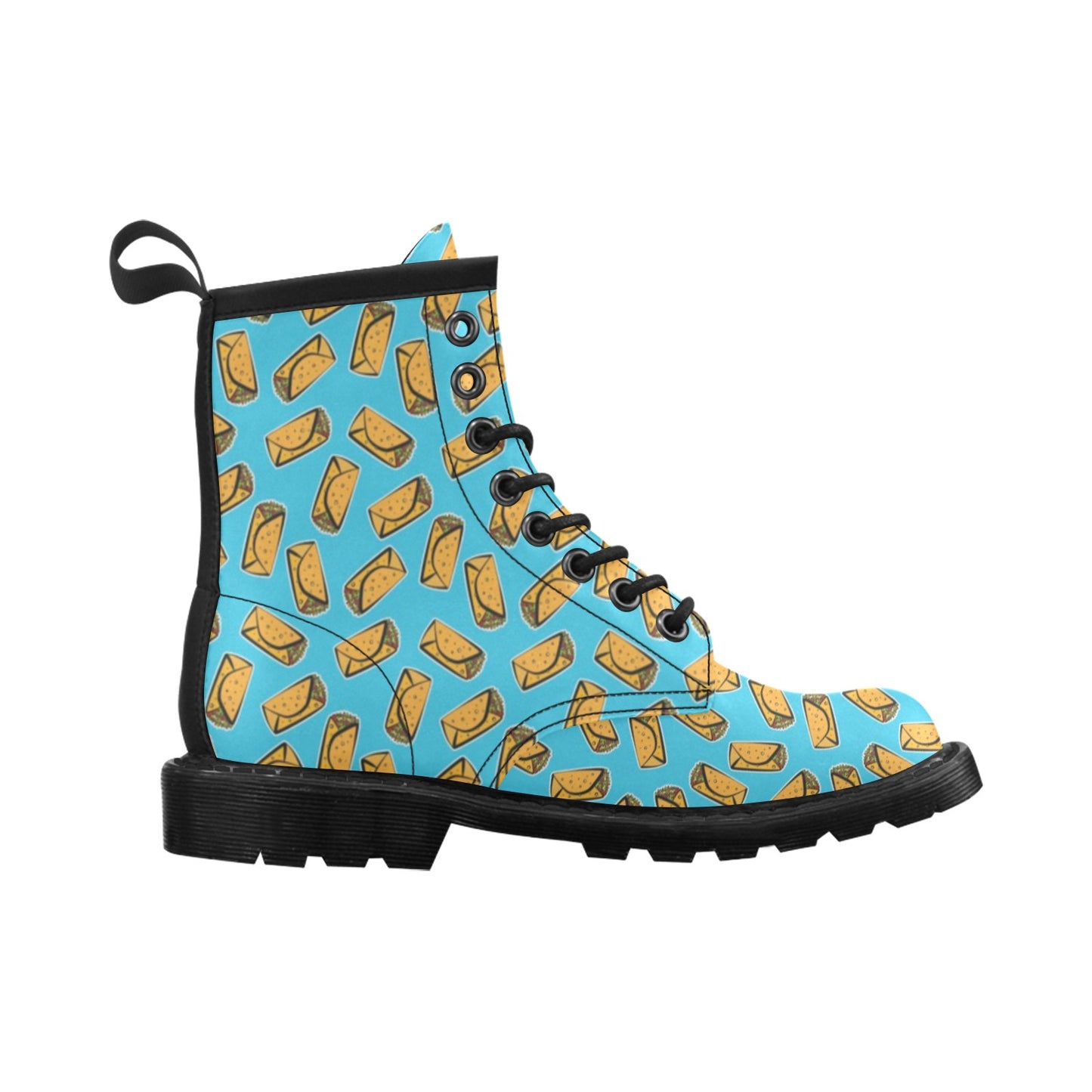 Burrito Print Design LKS301 Women's Boots