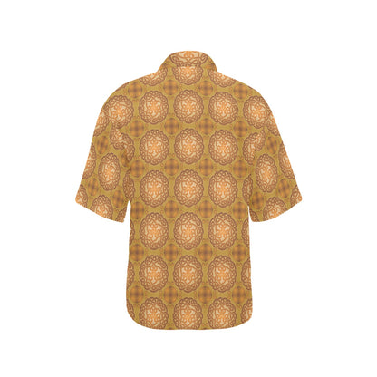 Celtic Pattern Print Design 01 Women's Hawaiian Shirt