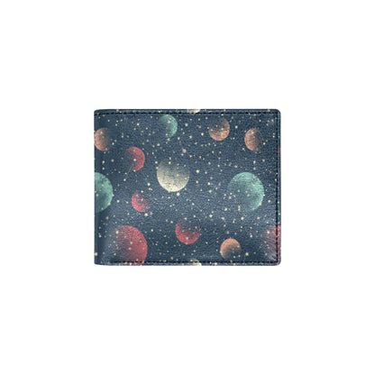 Cosmic Pattern Print Design 04 Men's ID Card Wallet