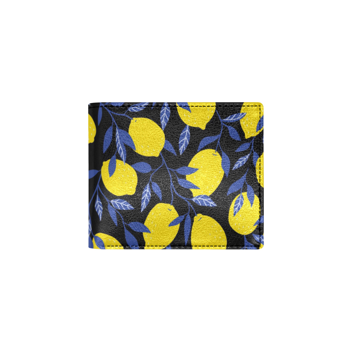 Lemon Pattern Print Design LM01 Men's ID Card Wallet