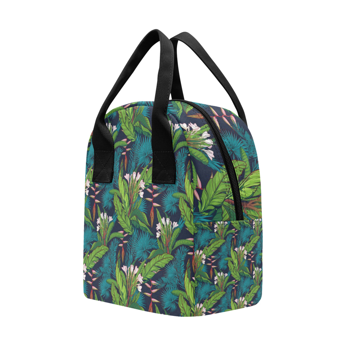 Rainforest Pattern Print Design RF01 Insulated Lunch Bag