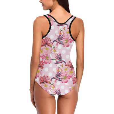 Bird Of Paradise Pattern Print Design BOP011 Women Swimsuit