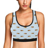 Beagle Pattern Print Design 06 Sports Bra