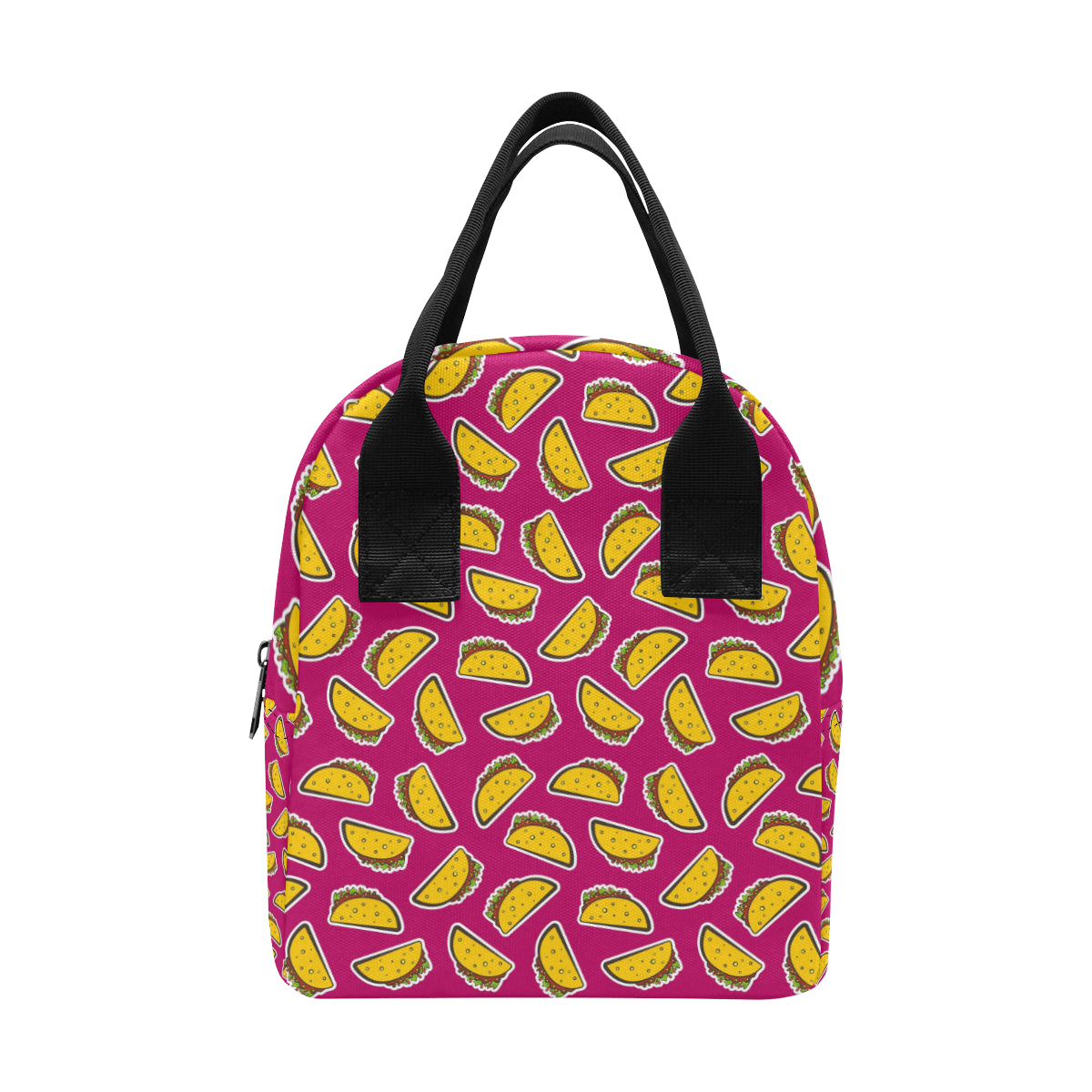 Taco Pattern Print Design TC01 Insulated Lunch Bag