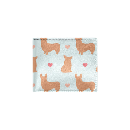Pembroke Welsh Corgis Pattern Print Design A01 Men's ID Card Wallet