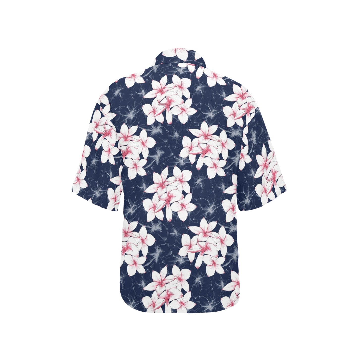 Plumeria Pattern Print Design PM017 Women's Hawaiian Shirt