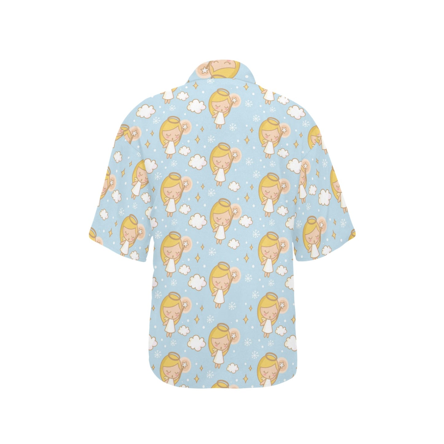 Angel Pattern Print Design 05 Women's Hawaiian Shirt